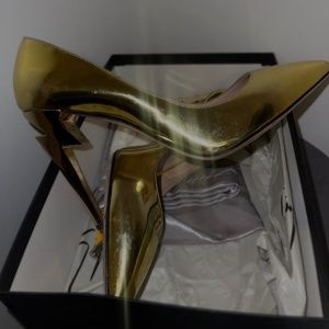 Giuseppe Zanotti Gold G-Heel•